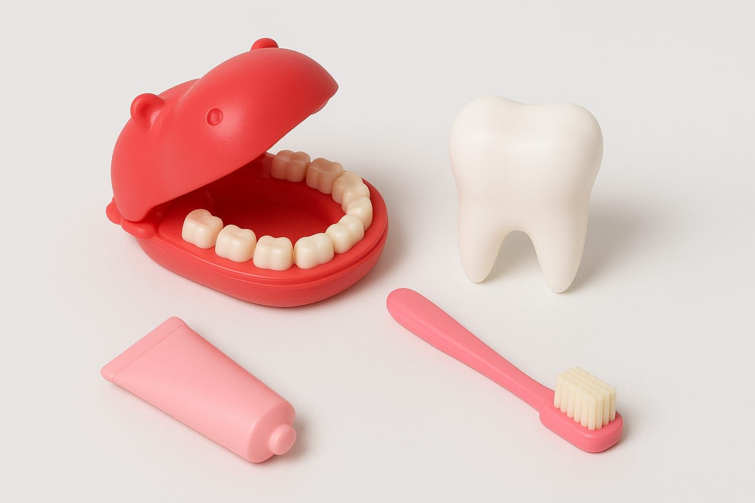 KIT DENTISTA C/DENTE E  ACESSORIOS 6 PCS